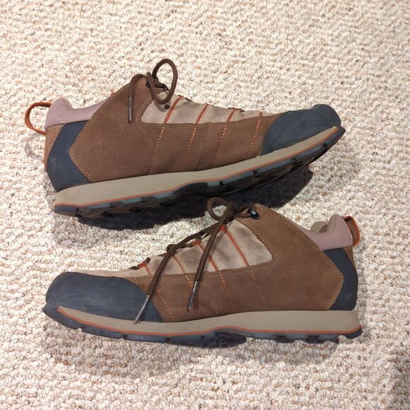 Salomon Hiking Shoes Mens 13 Brown Orange Outdoor ContraGrip Trail - Picture 4 of 8